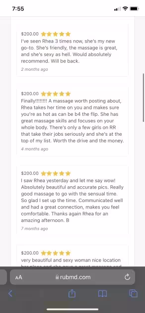 Escort/Massage Rhea Daniels in San Diego, CA